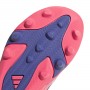 Adidas F50 Hyperfast Club Velcro FG/MG - Branco/Roxo/Rosa